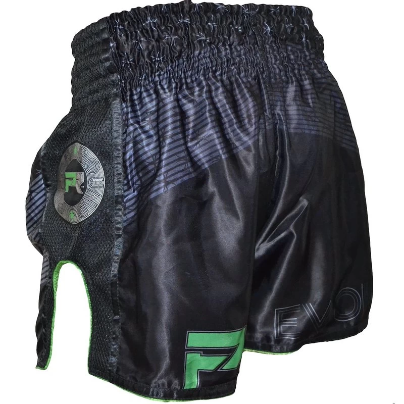 Punch Round Evoke Kickboks Broek Zwart Groen 5 Punch Round Evoke Kickboks Broek Zwart Groen - Afbeelding 3
