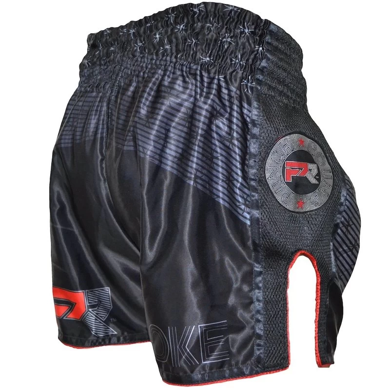 Punch Round Evoke Kickboks Broek Zwart Rood 3 Punch Round Evoke Kickboks Broek Zwart Rood
