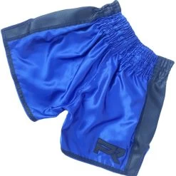 Punch Round™ FTX Muay Thai Short Blauw Zwart -Boksen Winkel punchr punch round ftx muay thai short blauw zwart 5