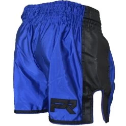 Punch Round™ FTX Muay Thai Short Blauw Zwart -Boksen Winkel punchr punch round ftx muay thai short blauw zwart 7