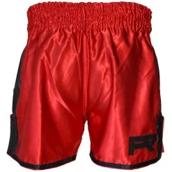 Punch Round™ FTX Muay Thai Short Rood Zwart -Boksen Winkel punchr punch round ftx muay thai short rood zwart 2