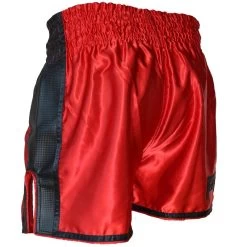 Punch Round™ FTX Muay Thai Short Rood Zwart -Boksen Winkel punchr punch round ftx muay thai short rood zwart 4