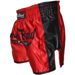 Punch Round™ FTX Muay Thai Short Rood Zwart -Boksen Winkel punchr punch round ftx muay thai short rood zwart 5
