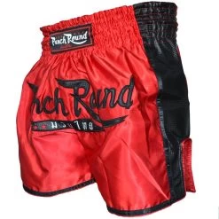 Punch Round™ FTX Muay Thai Short Rood Zwart -Boksen Winkel punchr punch round ftx muay thai short rood zwart 6