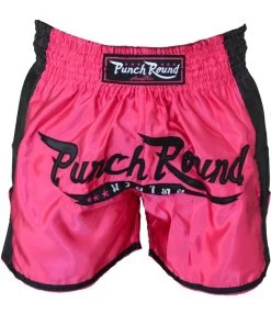 Punch Round™ FTX Muay Thai Short Roze Zwart 11 Punch Round™ FTX Muay Thai Short Roze Zwart -Boksen Winkel punchr punch round ftx muay thai short roze zwart 2