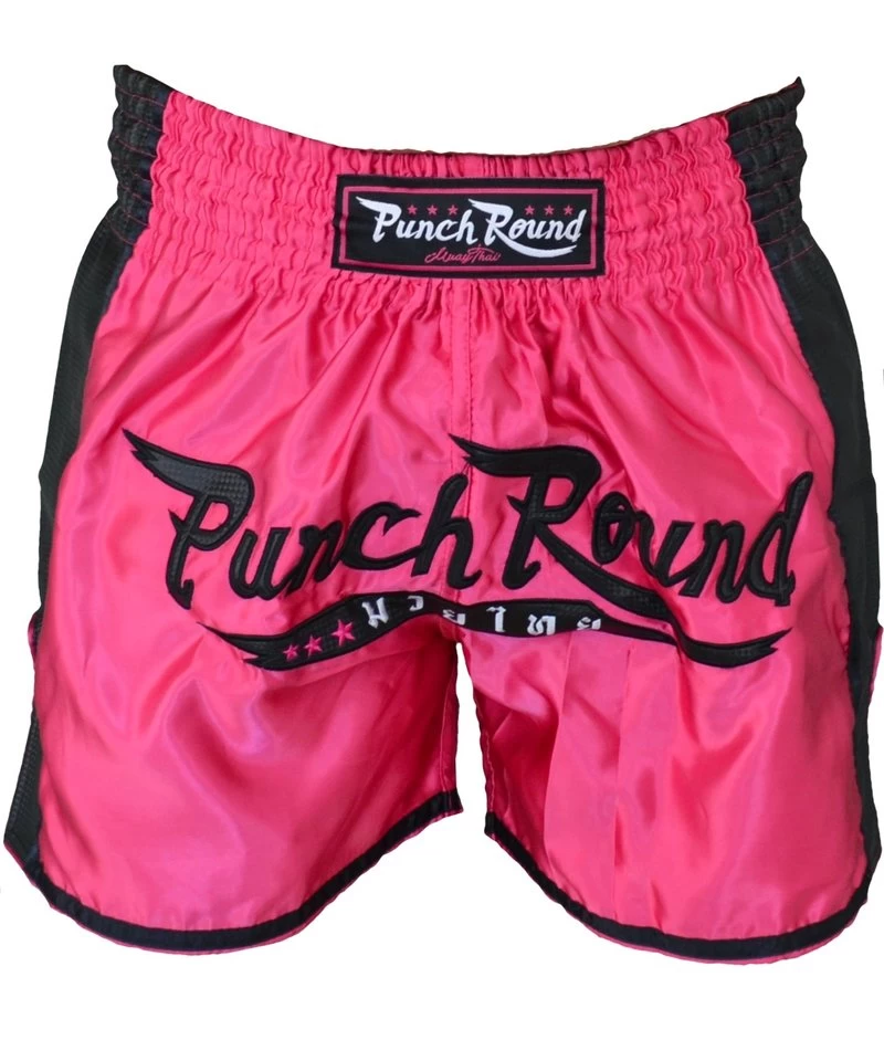 Punch Round™ FTX Muay Thai Short Roze Zwart 5 Punch Round™ FTX Muay Thai Short Roze Zwart - Afbeelding 3
