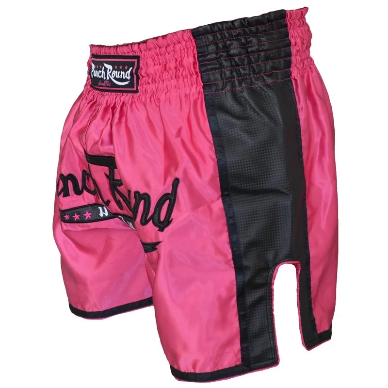 Punch Round™ FTX Muay Thai Short Roze Zwart 3 Punch Round™ FTX Muay Thai Short Roze Zwart