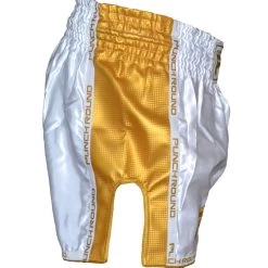 Punch Round™ Kickboks Broekje Carbon Wit Goud 11 Punch Round™ Kickboks Broekje Carbon Wit Goud -Boksen Winkel punchr punch round kickboks broekje carbon wit gou 4