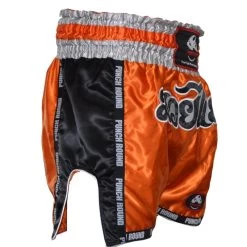 Punch Round™ Kickboks Broekje Muay Thai Oranje -Boksen Winkel punchr punch round kickboks broekje muay thai oran 4