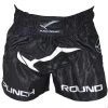 Punch Round Kickboks Broekjes NoFear Zwart Wit -Boksen Winkel punchr punch round kickboks broekjes nofear zwart