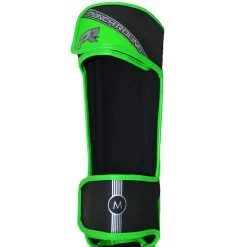 Punch Round Kickboks Scheenbeschermers Evoke Zwart Groen -Boksen Winkel punchr punch round kickboks scheenbeschermers evok 7