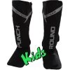 Punch Round Kids NoFear Kickboks Scheenbeschermers Zwart Wit -Boksen Winkel punchr punch round kids nofear kickboks scheenbesc 3