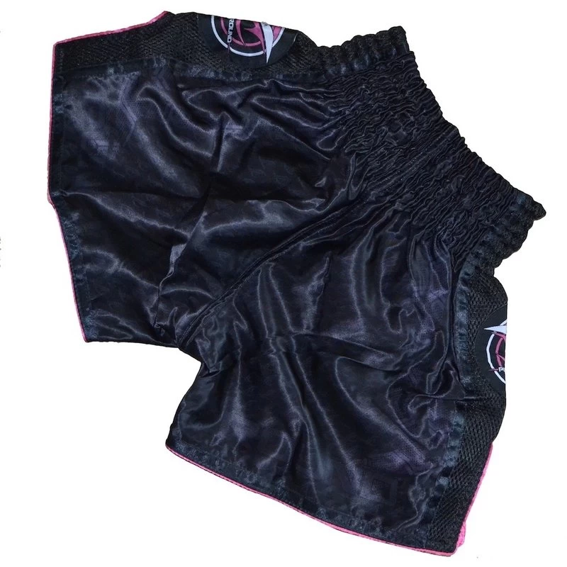 Punch Round NoFear Dames Kickboks Broek Zwart Roze 4 Punch Round NoFear Dames Kickboks Broek Zwart Roze - Afbeelding 2