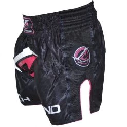 Punch Round NoFear Dames Kickboks Broek Zwart Roze