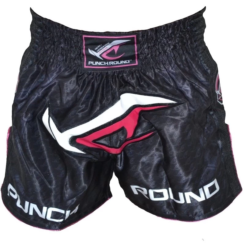 Punch Round NoFear Dames Kickboks Broek Zwart Roze 7 Punch Round NoFear Dames Kickboks Broek Zwart Roze - Afbeelding 5