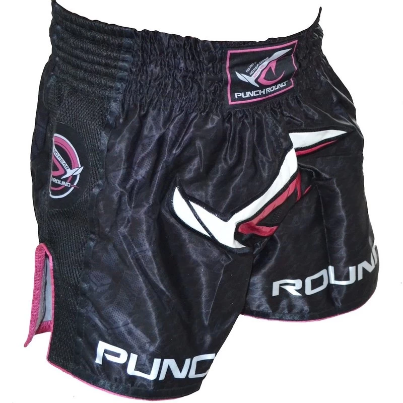 Punch Round NoFear Dames Kickboks Broek Zwart Roze 9 Punch Round NoFear Dames Kickboks Broek Zwart Roze - Afbeelding 7