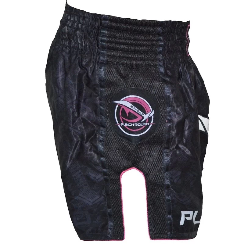 Punch Round NoFear Dames Kickboks Broek Zwart Roze 10 Punch Round NoFear Dames Kickboks Broek Zwart Roze - Afbeelding 8
