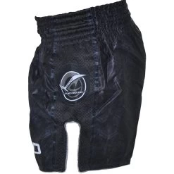 Punch Round Thaiboks Broek NoFear Zwart Grijs -Boksen Winkel punchr punch round thaiboks broek nofear zwart gri 1