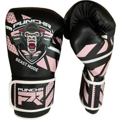 PunchR Beast Mode Kids Bokshandschoenen Zwart Roze 9 PunchR Beast Mode Kids Bokshandschoenen Zwart Roze -Boksen Winkel punchr punchr beast mode kids bokshandschoenen zwa 3
