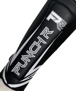 PunchR™ Electric Kickboks Muay Thai Scheenbeschermers Zwart Wit Microfiber -Boksen Winkel punchr punchr electric kickboks muay thai scheenbe 3