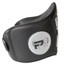 PunchR™ Electric Vechtsport Buikbeschermer Zwart Wit -Boksen Winkel punchr punchr electric vechtsport buikbeschermer z 2