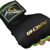 PunchR™ Gel Boxing Binnenhandschoenen Hand Wraps Zwart Groen -Boksen Winkel punchr punchr gel boxing binnenhandschoenen hand w