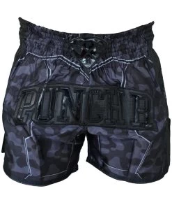 PunchR Kickboks Short Urban Camo Zwart 9 PunchR Kickboks Short Urban Camo Zwart -Boksen Winkel punchr punchr kickboks short urban camo zwart 2