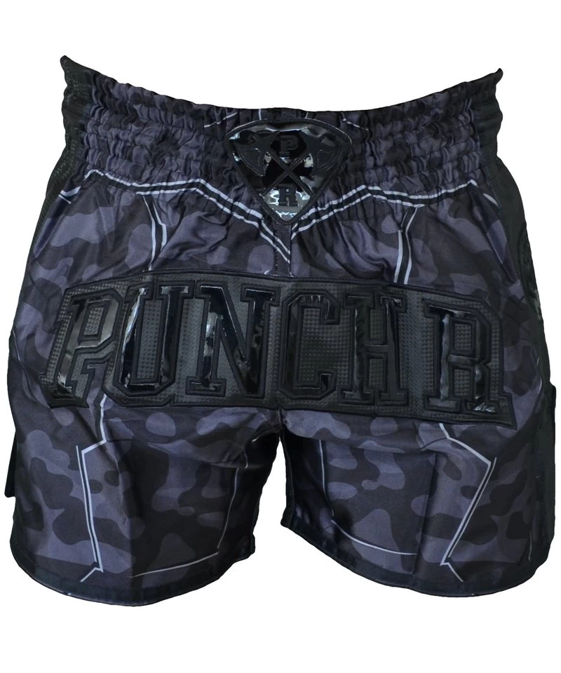 PunchR Kickboks Short Urban Camo Zwart 5 PunchR Kickboks Short Urban Camo Zwart - Afbeelding 3
