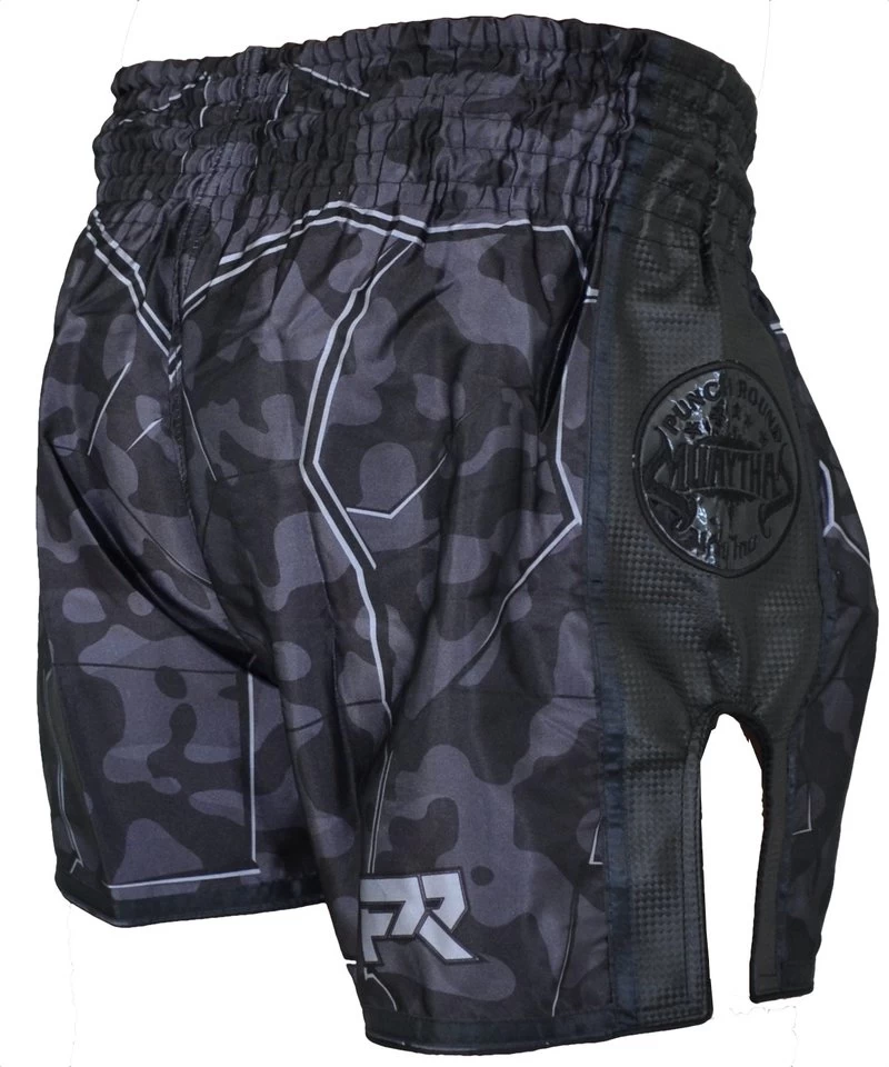 PunchR Kickboks Short Urban Camo Zwart 3 PunchR Kickboks Short Urban Camo Zwart