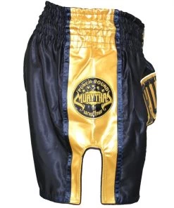 PunchR Muay Thai Kickboks Broek Zwart Goud By PunchR™