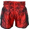 PunchR™ Sak Yant Tiger Muay Thai Short Rood Zwart -Boksen Winkel punchr punchr sak yant tiger muay thai short rood
