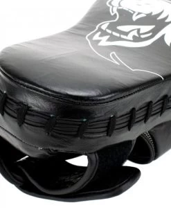 Super Pro Combat Gear Handmitts Long Curved Leder Zwart Wit -Boksen Winkel super pro super pro combat gear handmitts long cur 4