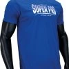 Super Pro Dry Fit T-Shirt Stripes Blauw 1 Super Pro Dry Fit T-Shirt Stripes Blauw -Boksen Winkel super pro super pro dry fit t shirt stripes blauw
