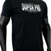 Super Pro Dry Fit T-Shirt Stripes Zwart 2 Super Pro Dry Fit T-Shirt Stripes Zwart -Boksen Winkel super pro super pro dry fit t shirt stripes zwart