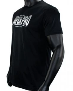 Super Pro Dry Fit T-Shirt Stripes Zwart -Boksen Winkel super pro super pro dry fit t shirt stripes zwart 3