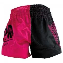Super Pro Leopard Kids Kickboks Broekjes Zwart Roze -Boksen Winkel super pro super pro leopard kids kickboks broekjes 4