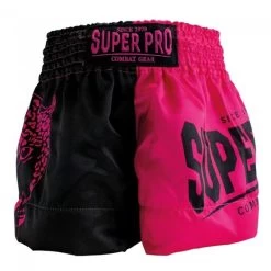 Super Pro Leopard Kids Kickboks Broekjes Zwart Roze -Boksen Winkel super pro super pro leopard kids kickboks broekjes 6