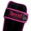 Super Pro Leopard Kids Scheenbeschermers Zwart Roze -Boksen Winkel super pro super pro leopard kids scheenbeschermers