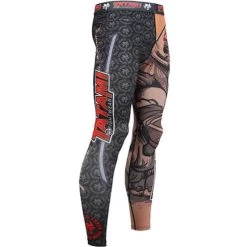 Tatami Samurai Panda Spats Sportlegging Tights -Boksen Winkel tatami fightwear tatami samurai panda spats sportl 2