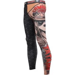 Tatami Samurai Panda Spats Sportlegging Tights -Boksen Winkel tatami fightwear tatami samurai panda spats sportl 3