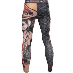 Tatami Samurai Panda Spats Sportlegging Tights -Boksen Winkel tatami fightwear tatami samurai panda spats sportl 5