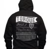 Torque Sports The Bomber Zipper Hoodie Zwart