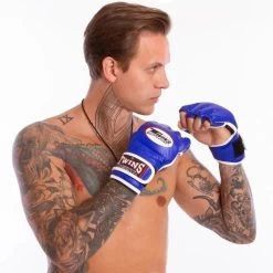 Twins GGL-6 MMA Handschoenen Blauw Leder 19 Twins GGL-6 MMA Handschoenen Blauw Leder -Boksen Winkel twins special twins ggl 6 mma handschoenen blauw l 8