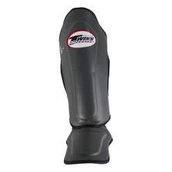 Twins Kickboks Scheenbeschermers SGL 7 Grijs Fight Gear -Boksen Winkel twins special twins kickboks scheenbeschermers sgl 6