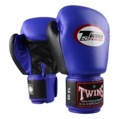 Twins Thaiboks Bokshandschoenen BGVL 3 Blauw Zwart -Boksen Winkel twins special twins thaiboks bokshandschoenen bgvl 4