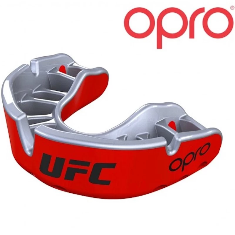 UFC OPRO Gold Mond- Gebitsbescherming Rood Metal Zilver Volwassen 3 UFC OPRO Gold Mond- Gebitsbescherming Rood Metal Zilver Volwassen