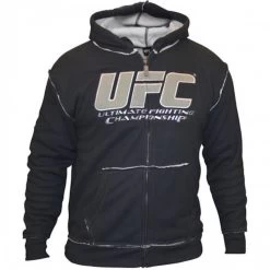 UFC Heren Sherpa Hoodie Antraciet Grijs