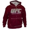 UFC Heren Sherpa Hoodie Bordeauxrood -Boksen Winkel ufc ufc heren sherpa hoodie bordeauxrood