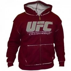 UFC Heren Sherpa Hoodie Bordeauxrood