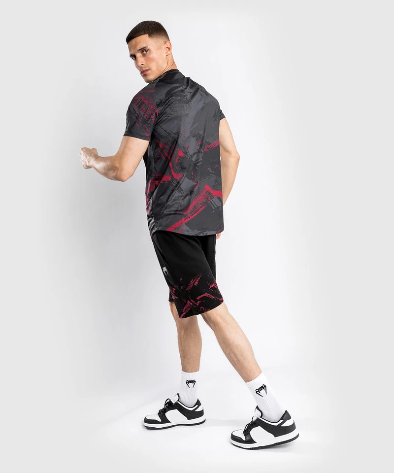 Authentic Fight Week 2.0 Performance T-shirt Zwart Rood 4 Authentic Fight Week 2.0 Performance T-shirt Zwart Rood - Afbeelding 2